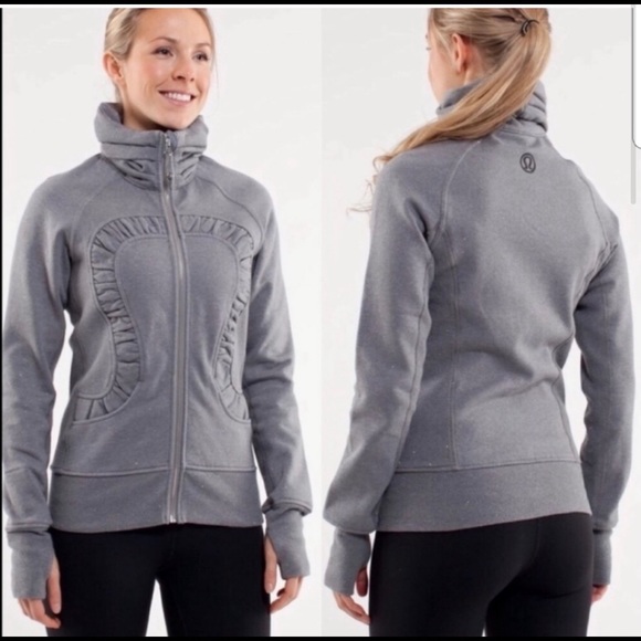 LULULEMON SPARKLE CUDDLE UP JACKET HEATHER GRAY - Picture 1 of 6